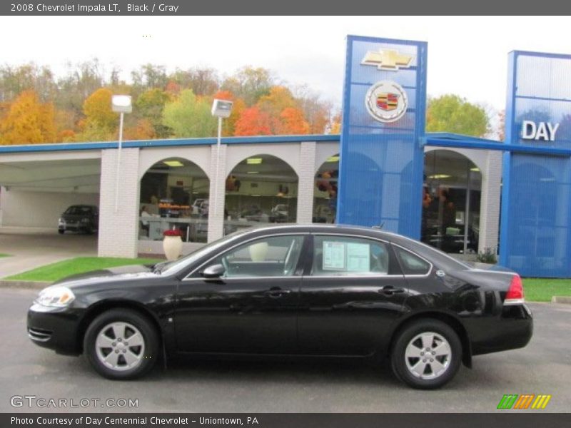 Black / Gray 2008 Chevrolet Impala LT
