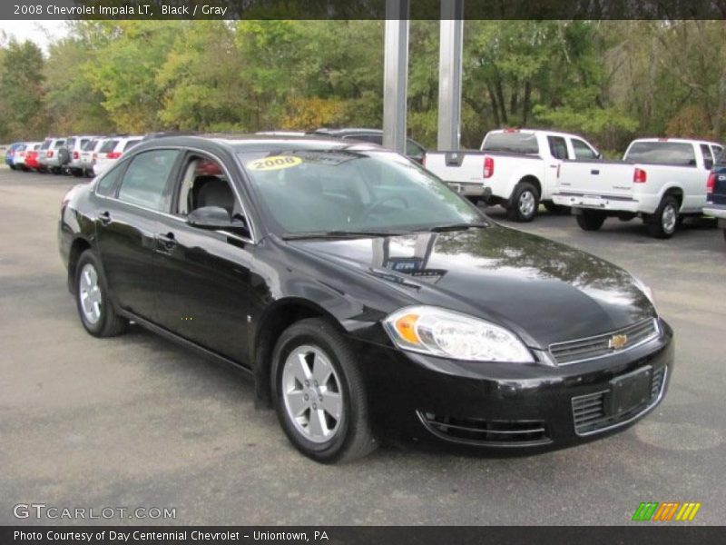 Black / Gray 2008 Chevrolet Impala LT