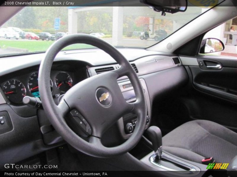Black / Gray 2008 Chevrolet Impala LT
