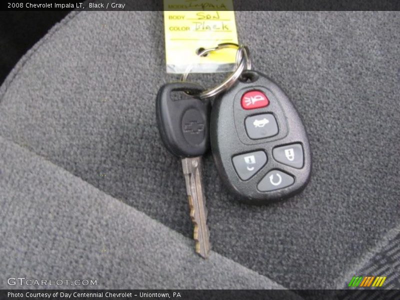 Black / Gray 2008 Chevrolet Impala LT