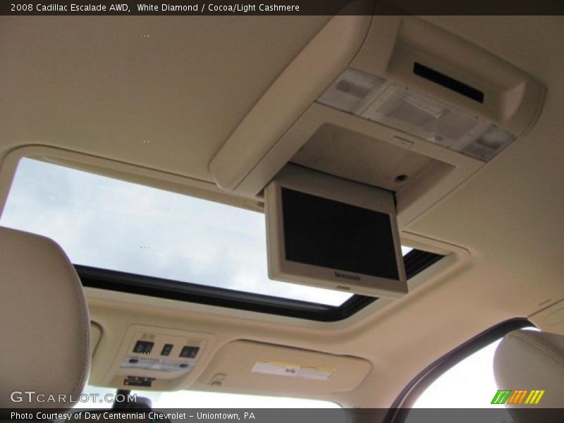 White Diamond / Cocoa/Light Cashmere 2008 Cadillac Escalade AWD