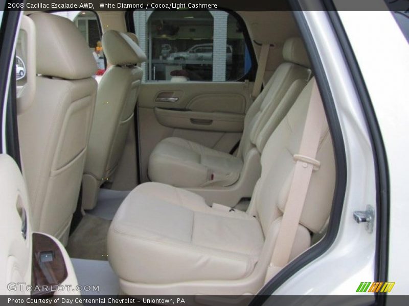 White Diamond / Cocoa/Light Cashmere 2008 Cadillac Escalade AWD