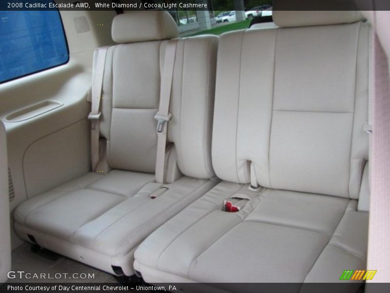 White Diamond / Cocoa/Light Cashmere 2008 Cadillac Escalade AWD
