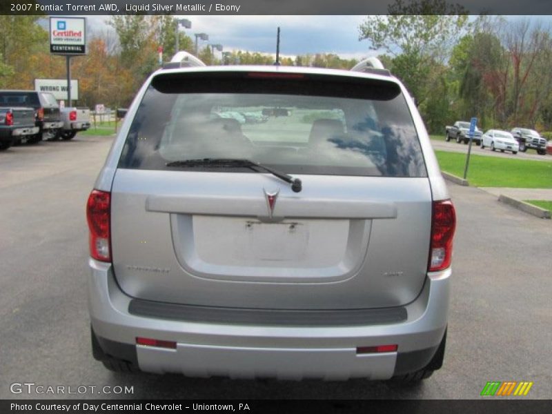 Liquid Silver Metallic / Ebony 2007 Pontiac Torrent AWD