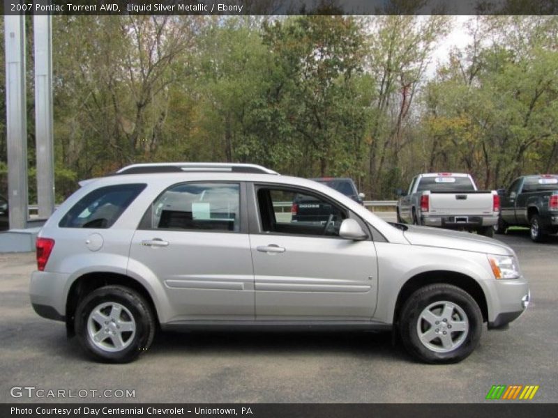 Liquid Silver Metallic / Ebony 2007 Pontiac Torrent AWD
