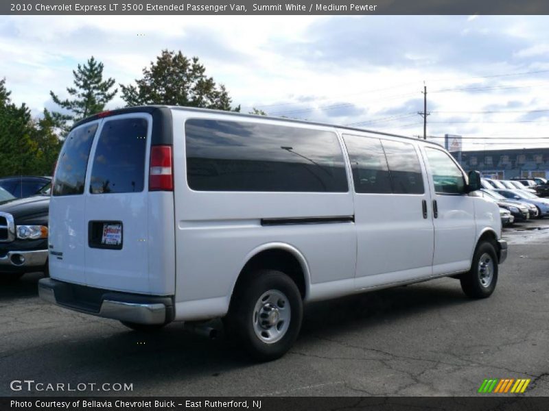 Summit White / Medium Pewter 2010 Chevrolet Express LT 3500 Extended Passenger Van