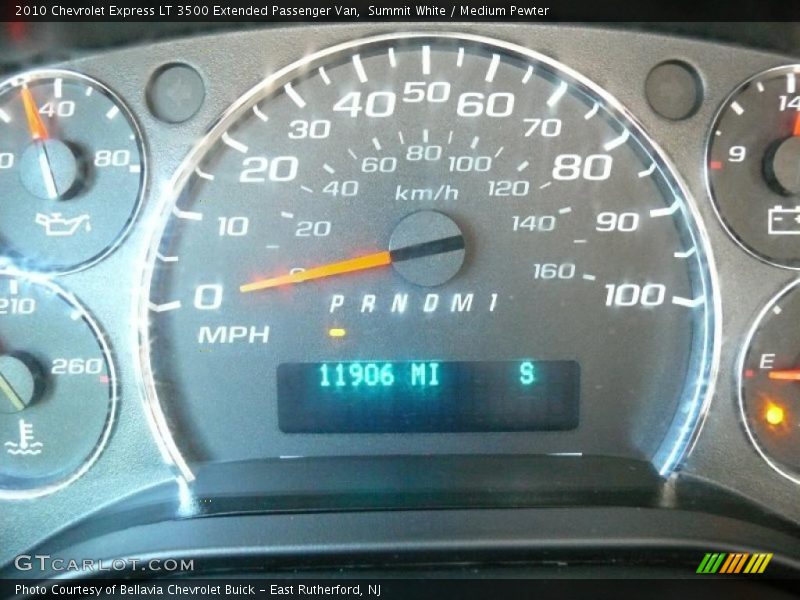 Summit White / Medium Pewter 2010 Chevrolet Express LT 3500 Extended Passenger Van