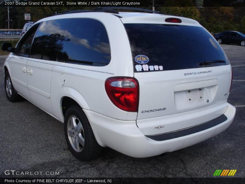 Stone White / Dark Khaki/Light Graystone 2007 Dodge Grand Caravan SXT