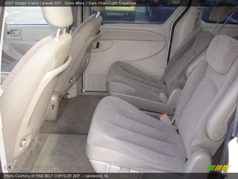 Stone White / Dark Khaki/Light Graystone 2007 Dodge Grand Caravan SXT