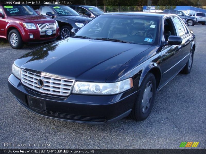 Sable Black / Black 1999 Cadillac Seville SLS