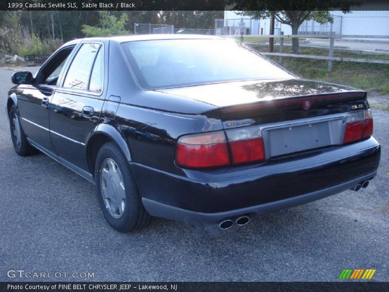 Sable Black / Black 1999 Cadillac Seville SLS