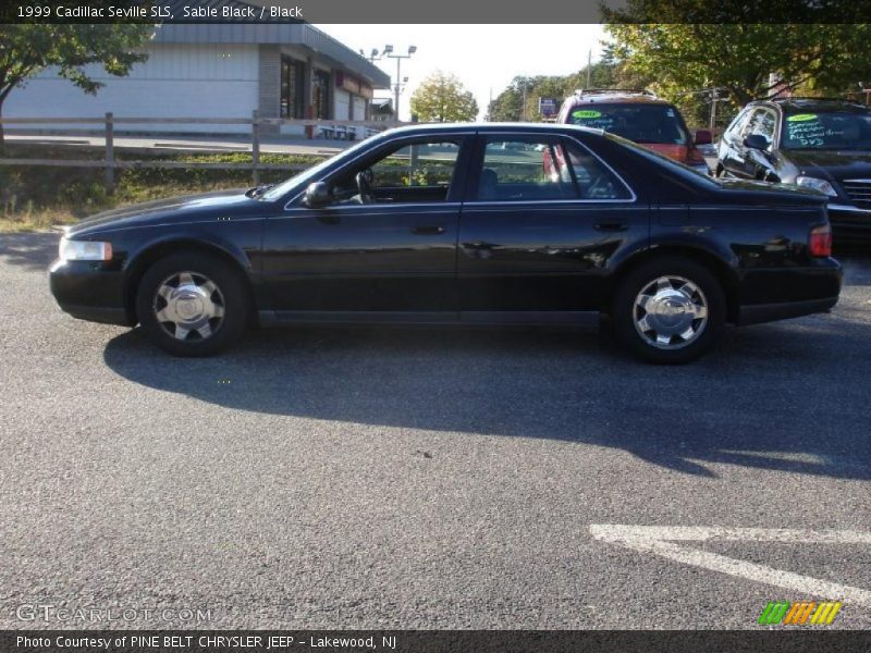 Sable Black / Black 1999 Cadillac Seville SLS