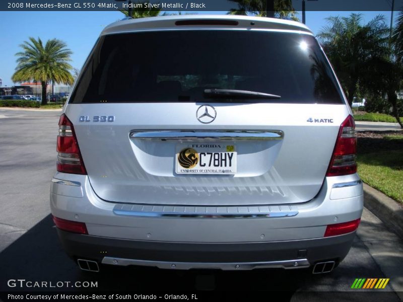 Iridium Silver Metallic / Black 2008 Mercedes-Benz GL 550 4Matic
