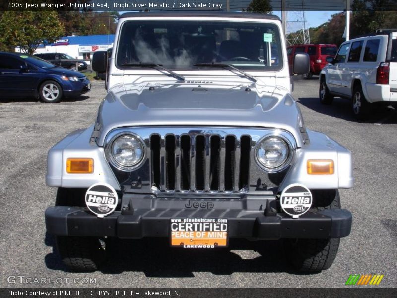 Bright Silver Metallic / Dark Slate Gray 2005 Jeep Wrangler Unlimited 4x4