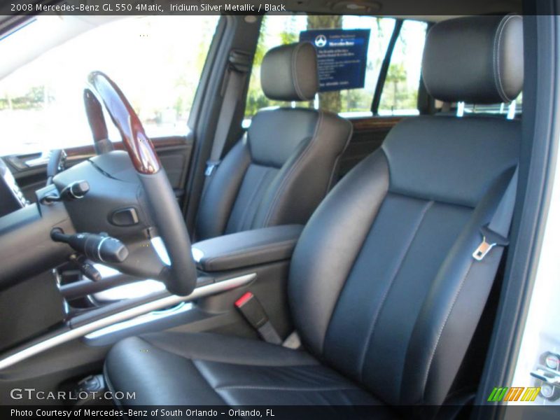 Iridium Silver Metallic / Black 2008 Mercedes-Benz GL 550 4Matic