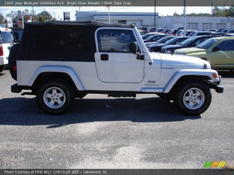 Bright Silver Metallic / Dark Slate Gray 2005 Jeep Wrangler Unlimited 4x4