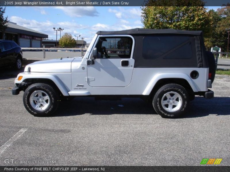 Bright Silver Metallic / Dark Slate Gray 2005 Jeep Wrangler Unlimited 4x4