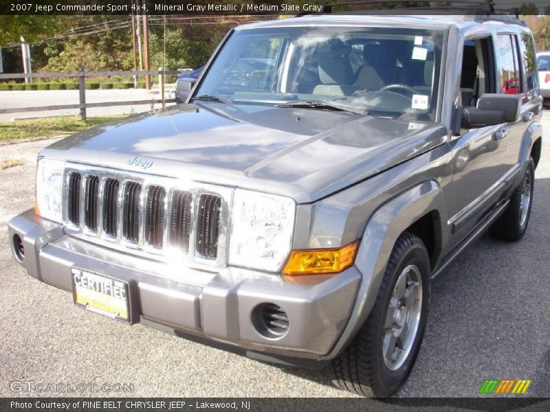 Mineral Gray Metallic / Medium Slate Gray 2007 Jeep Commander Sport 4x4