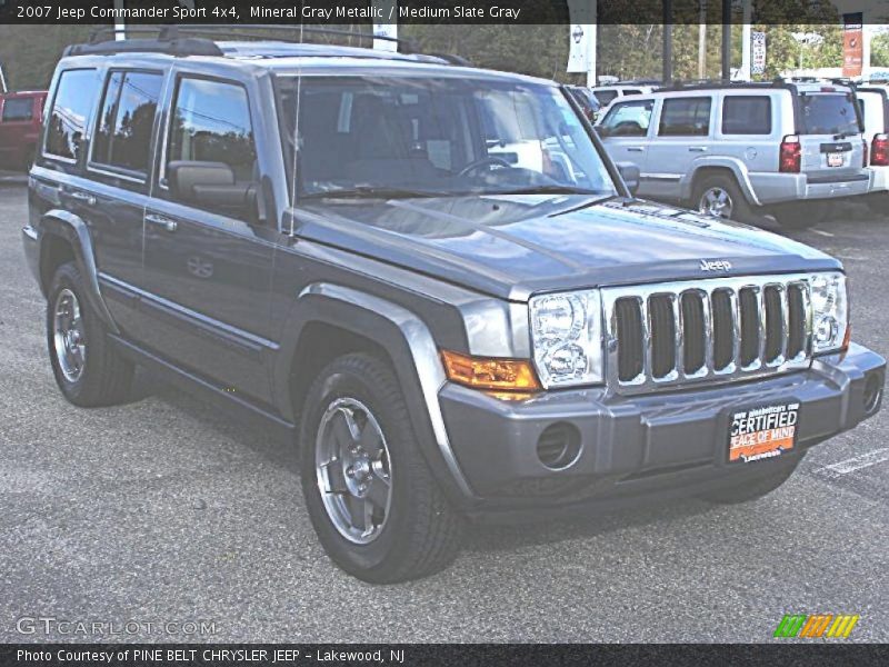 Mineral Gray Metallic / Medium Slate Gray 2007 Jeep Commander Sport 4x4