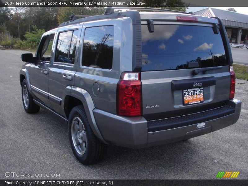 Mineral Gray Metallic / Medium Slate Gray 2007 Jeep Commander Sport 4x4