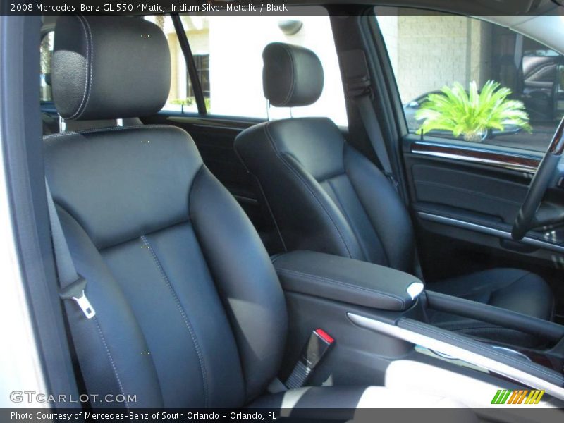 Iridium Silver Metallic / Black 2008 Mercedes-Benz GL 550 4Matic