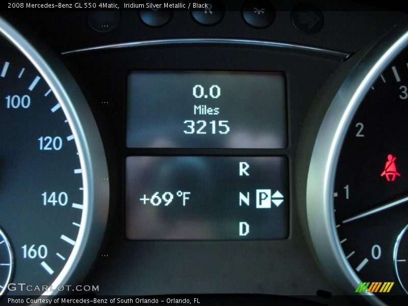 Iridium Silver Metallic / Black 2008 Mercedes-Benz GL 550 4Matic