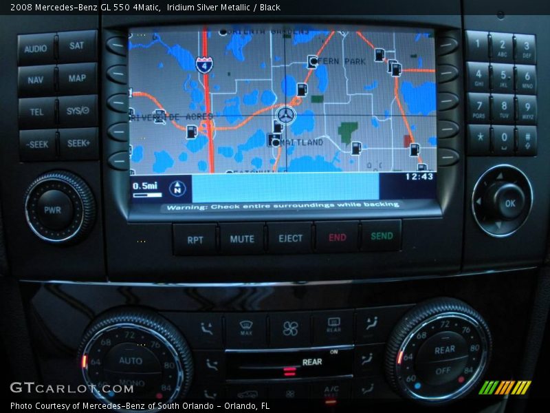 Iridium Silver Metallic / Black 2008 Mercedes-Benz GL 550 4Matic