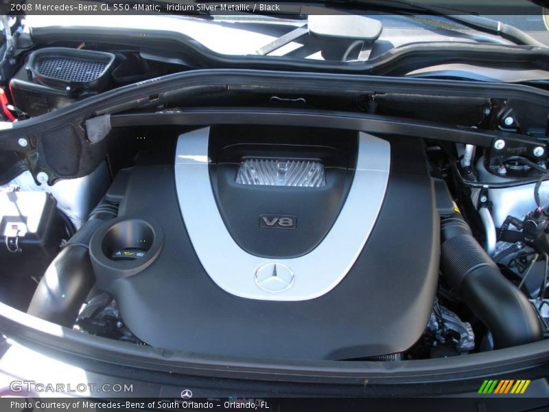 Iridium Silver Metallic / Black 2008 Mercedes-Benz GL 550 4Matic