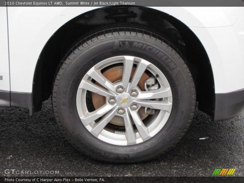 Summit White / Jet Black/Light Titanium 2010 Chevrolet Equinox LT AWD