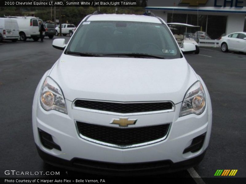 Summit White / Jet Black/Light Titanium 2010 Chevrolet Equinox LT AWD