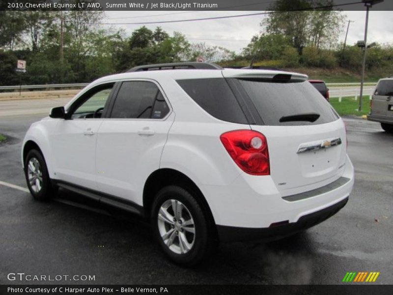 Summit White / Jet Black/Light Titanium 2010 Chevrolet Equinox LT AWD