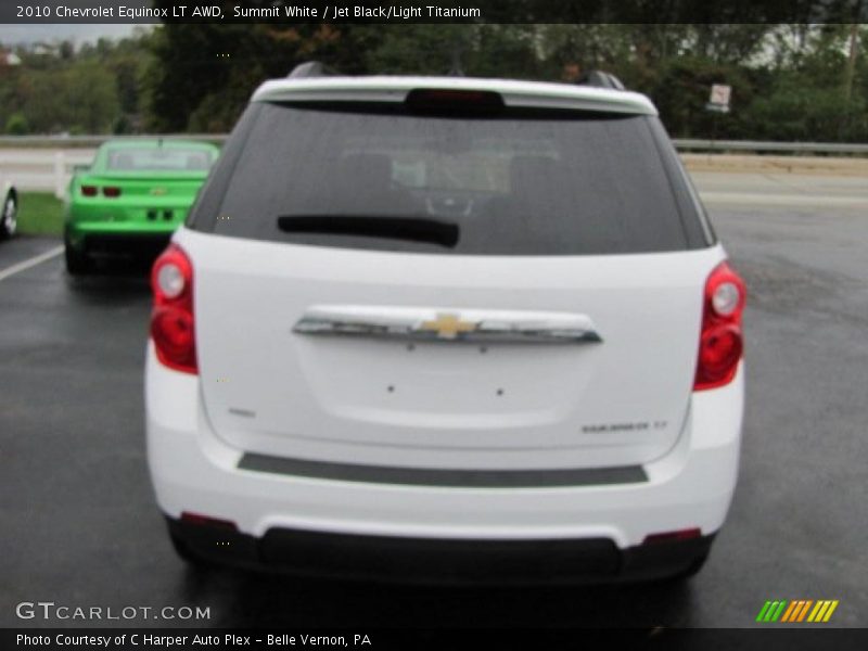 Summit White / Jet Black/Light Titanium 2010 Chevrolet Equinox LT AWD