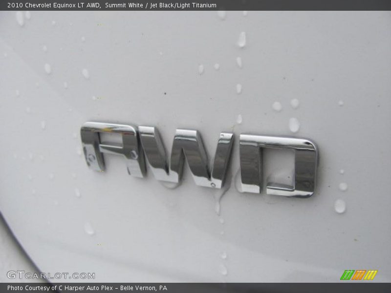 Summit White / Jet Black/Light Titanium 2010 Chevrolet Equinox LT AWD