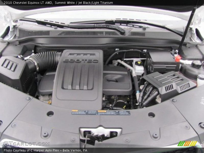 Summit White / Jet Black/Light Titanium 2010 Chevrolet Equinox LT AWD