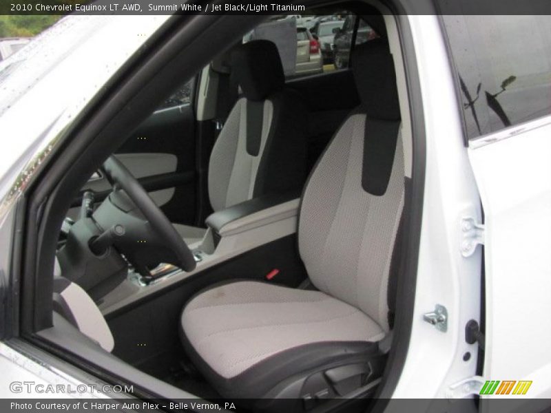 Summit White / Jet Black/Light Titanium 2010 Chevrolet Equinox LT AWD
