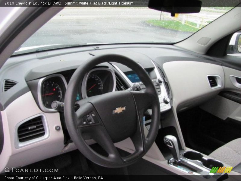 Summit White / Jet Black/Light Titanium 2010 Chevrolet Equinox LT AWD