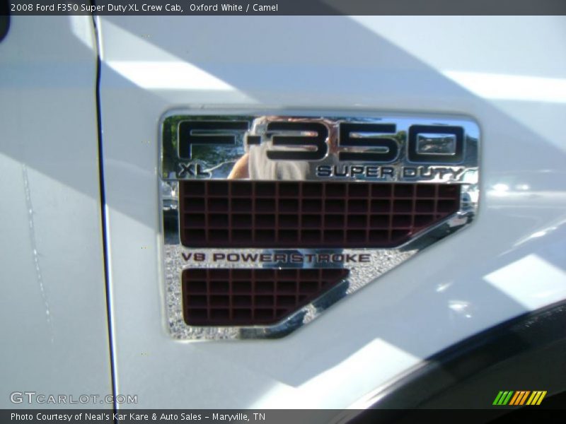 Oxford White / Camel 2008 Ford F350 Super Duty XL Crew Cab