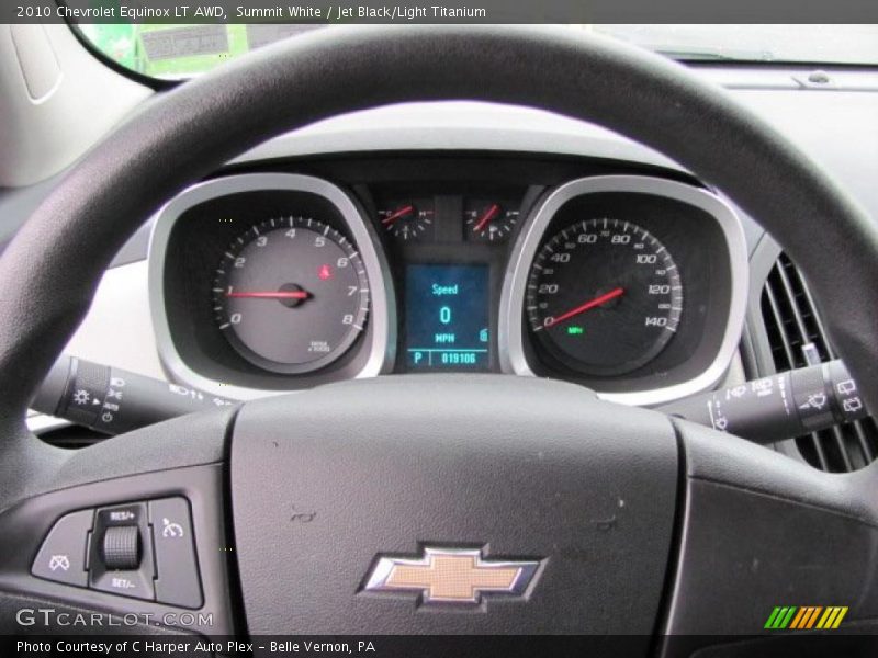 Summit White / Jet Black/Light Titanium 2010 Chevrolet Equinox LT AWD