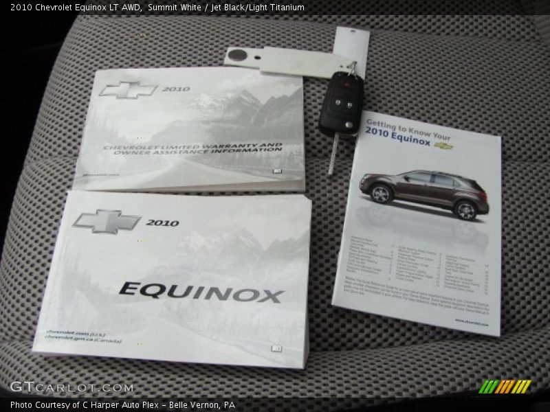 Summit White / Jet Black/Light Titanium 2010 Chevrolet Equinox LT AWD