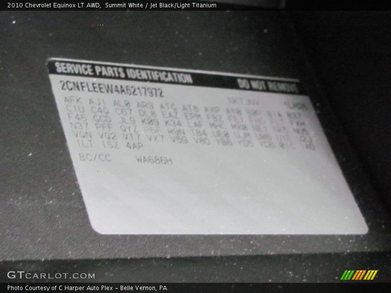 Summit White / Jet Black/Light Titanium 2010 Chevrolet Equinox LT AWD