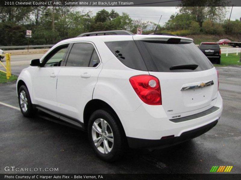 Summit White / Jet Black/Light Titanium 2010 Chevrolet Equinox LT AWD