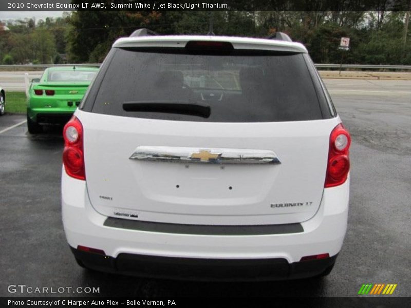 Summit White / Jet Black/Light Titanium 2010 Chevrolet Equinox LT AWD