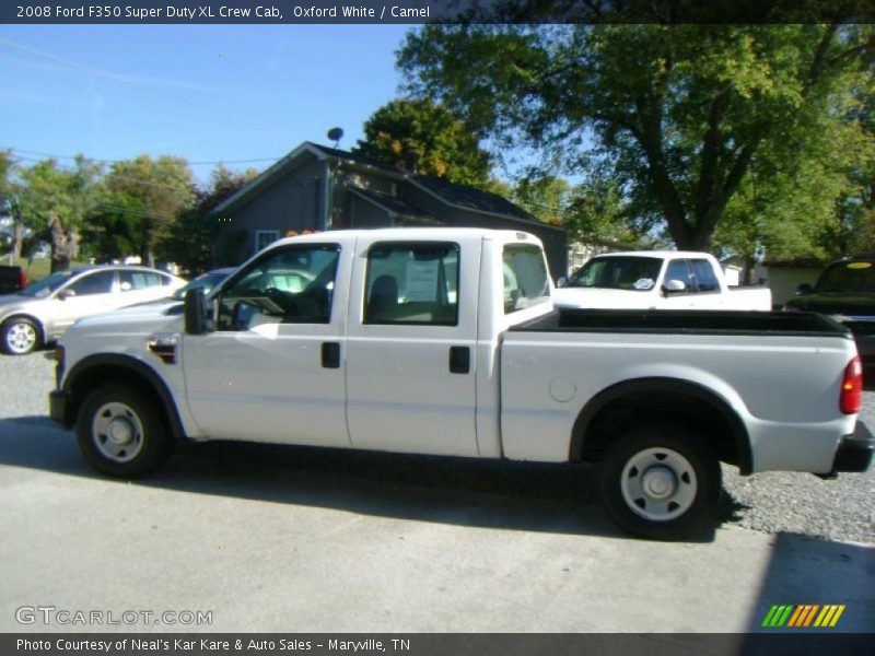 Oxford White / Camel 2008 Ford F350 Super Duty XL Crew Cab