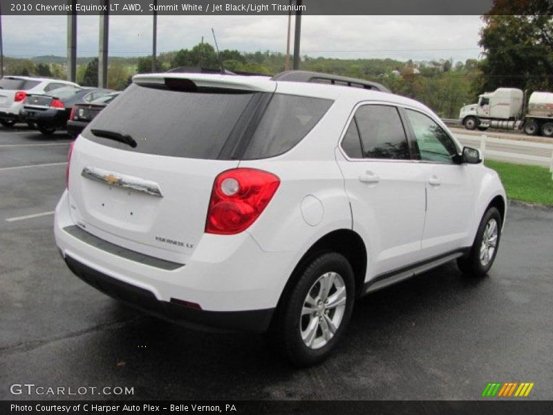 Summit White / Jet Black/Light Titanium 2010 Chevrolet Equinox LT AWD