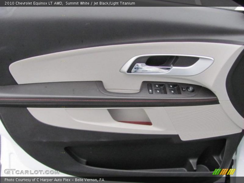 Summit White / Jet Black/Light Titanium 2010 Chevrolet Equinox LT AWD
