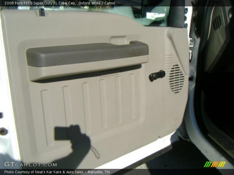 Oxford White / Camel 2008 Ford F350 Super Duty XL Crew Cab