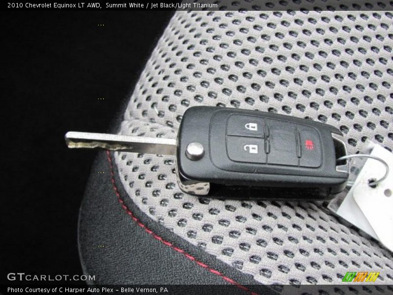 Summit White / Jet Black/Light Titanium 2010 Chevrolet Equinox LT AWD