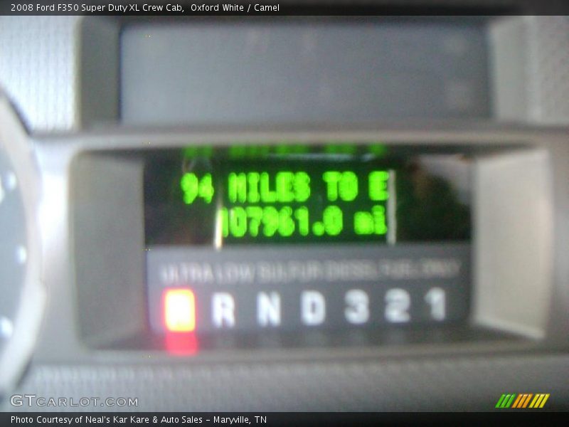 Oxford White / Camel 2008 Ford F350 Super Duty XL Crew Cab