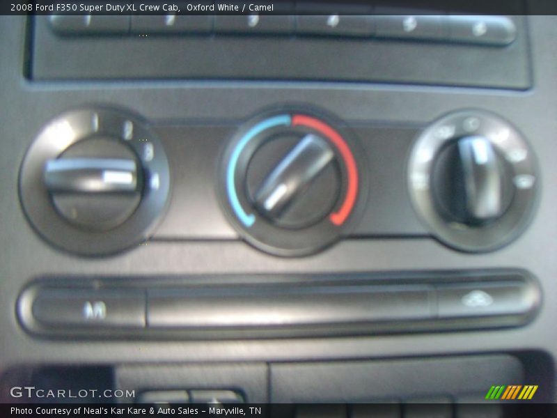 Oxford White / Camel 2008 Ford F350 Super Duty XL Crew Cab