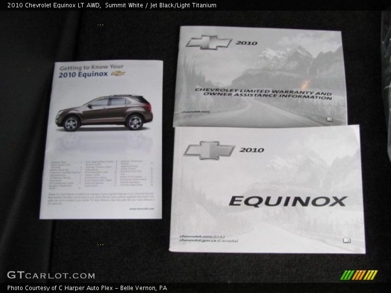 Summit White / Jet Black/Light Titanium 2010 Chevrolet Equinox LT AWD